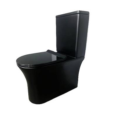 WC kompakt RIMLESS Pia BLACK B2366A