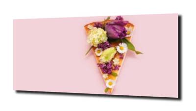 obraz na szkle, panel szklany Pizza glamour 