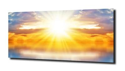 obraz na szkle, panel szklany Wschód słońca 