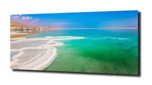 obraz na szkle, panel szklany Morze Martwe 