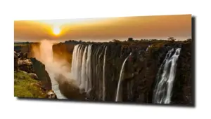 obraz na szkle Widok na wodospad Victoria  