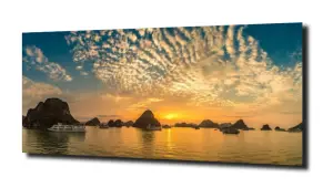 obraz na szkle Zachod słońca nad Halon Bay 