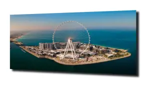 obraz na szkle Diabelski młyn morze wyspa 