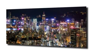 obraz na szkle Dżungla miejska- Hong Kong 