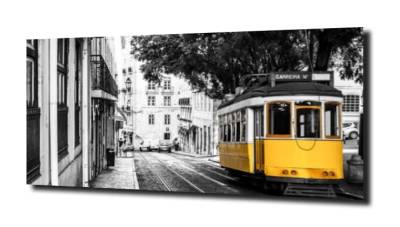 obraz na szkle Stara uliczka w Portugalii 