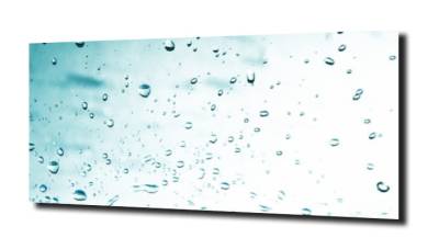 obraz na szkle, panel szklany Krople wody 
