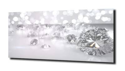 obraz na szkle, panel szklany Diamenty 26 