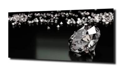 obraz na szkle, panel szklany Diamenty 63 