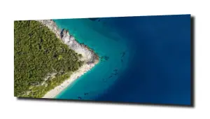 obraz na szkle Dzika wyspa, ocean natura 