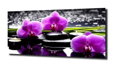 obraz na szkle, panel szklany Orchidea 9 