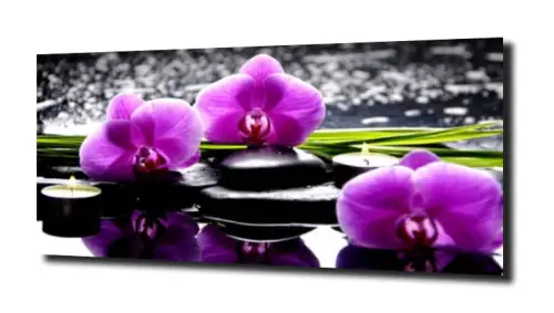 obraz na szkle, panel szklany Orchidea 9 