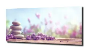 obraz na szkle, panel szklany Lawenda 15 