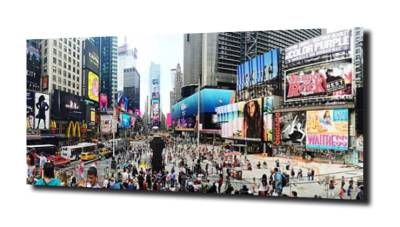 obraz na szkle Panorama na Times Square 