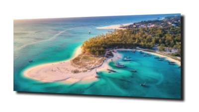 obraz na szkle Afryka Zanzibar egzotyka 