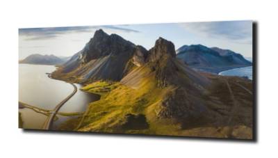 obraz na szkle Góry Islandia krajobraz  