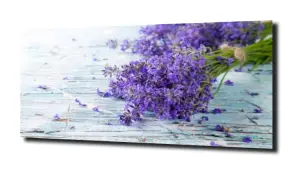 obraz na szkle, panel szklany Lawenda18 