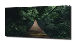 obraz na szkle, panel szklany Liście 10 