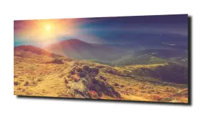 obraz na szkle Wschód słońca krajobraz 