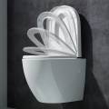 Misa WC Swiss Liniger Clarisa serii Rimless z wolnoopadającą deską toaletową