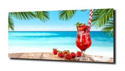obraz na szkle, Panel szklany Drink 24 