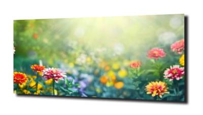 obraz na szkle, Panel szklany Ogród 7 