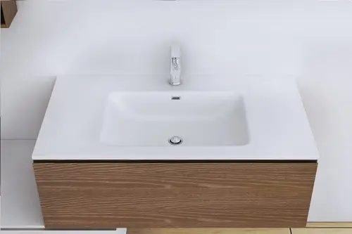 Umywalka naszafkowa prostokątna konglomerat 1