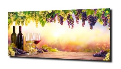 obraz na szkle, Panel szklany Wino 16 