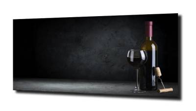 obraz na szkle, Panel szklany Wino 20 
