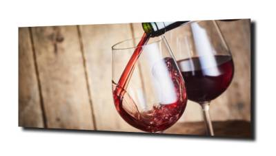 obraz na szkle, Panel szklany Wino 37 