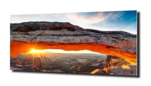 obraz na szkle Zachód słońca Kanion  