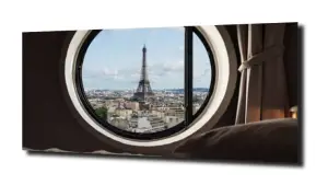 obraz na szkle Wieża Eiffela Paryż   
