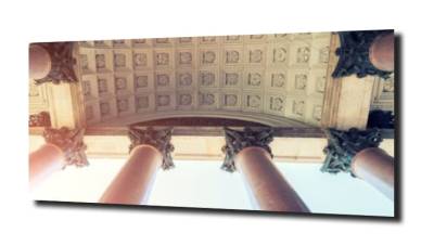 obraz na szkle Architektura- kolumny 