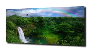 obraz na szkle, Panel szklany Las 32 