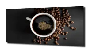 obraz na szkle, Panel szklany Kawa 4 