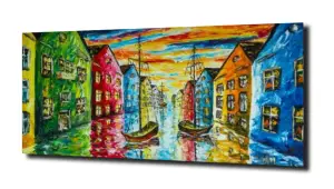 obraz na szkle Ekspresjonizm Wenecja 