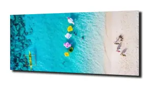 obraz na szkle Ocean plaża Wakacje  