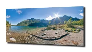 obraz na szkle Panorama Morskie Oko 