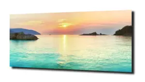 obraz na szkle Wschód słońca niebo  