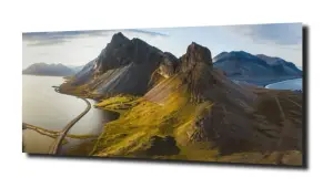 obraz na szkle Islandia wyspa plaża 