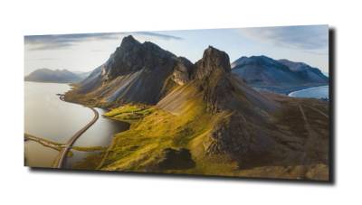 obraz na szkle Islandia wyspa plaża 