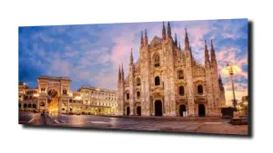obraz na szkle Katedra w Mediolanie 
