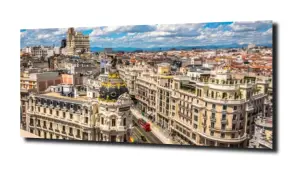 obraz na szkle Architektura Madrytu 