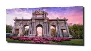 obraz na szkle Drzwi Alcala- Madryt 