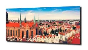 obraz na szkle Katedra z lotu ptaka 