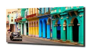 obraz na szkle Zabytek retro miasto 