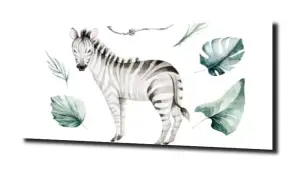 obraz na szkle Zebra urocze rysunek 