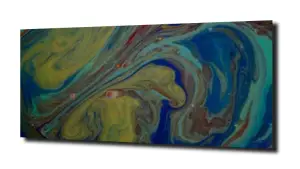 obraz na szkle Abstrakcja Ziemia 64 