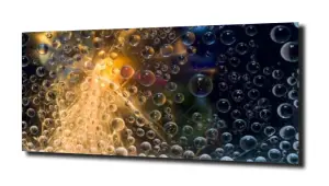 obraz na szkle Abstrakcja krople 92 