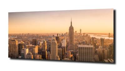 obraz na szkle Panorama Miasto NYC 