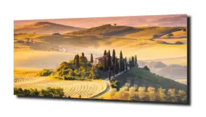 obraz na szkle Toskański krajobraz 